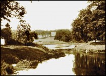 View of the Mansion Across the Lower Lake