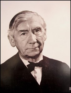 Sir Herbert Read - Photograph on exhibition at the NAEA - March, 2015